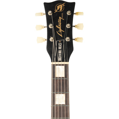 Rock n' Roll Relics Lightning Semi-Hollow Guitar - Black
