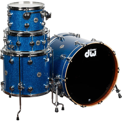 Drum Workshop Collectors Series 4-Piece Shell Kit - Blue Glass