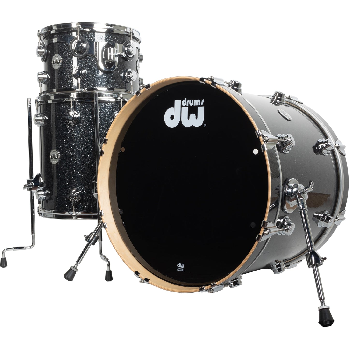Drum Workshop Collectors Series 3-Piece Shell Kit - Black Ice