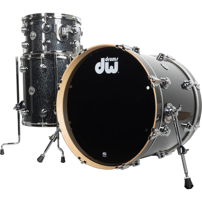 Drum Workshop Collectors Series 3-Piece Shell Kit - Black Ice