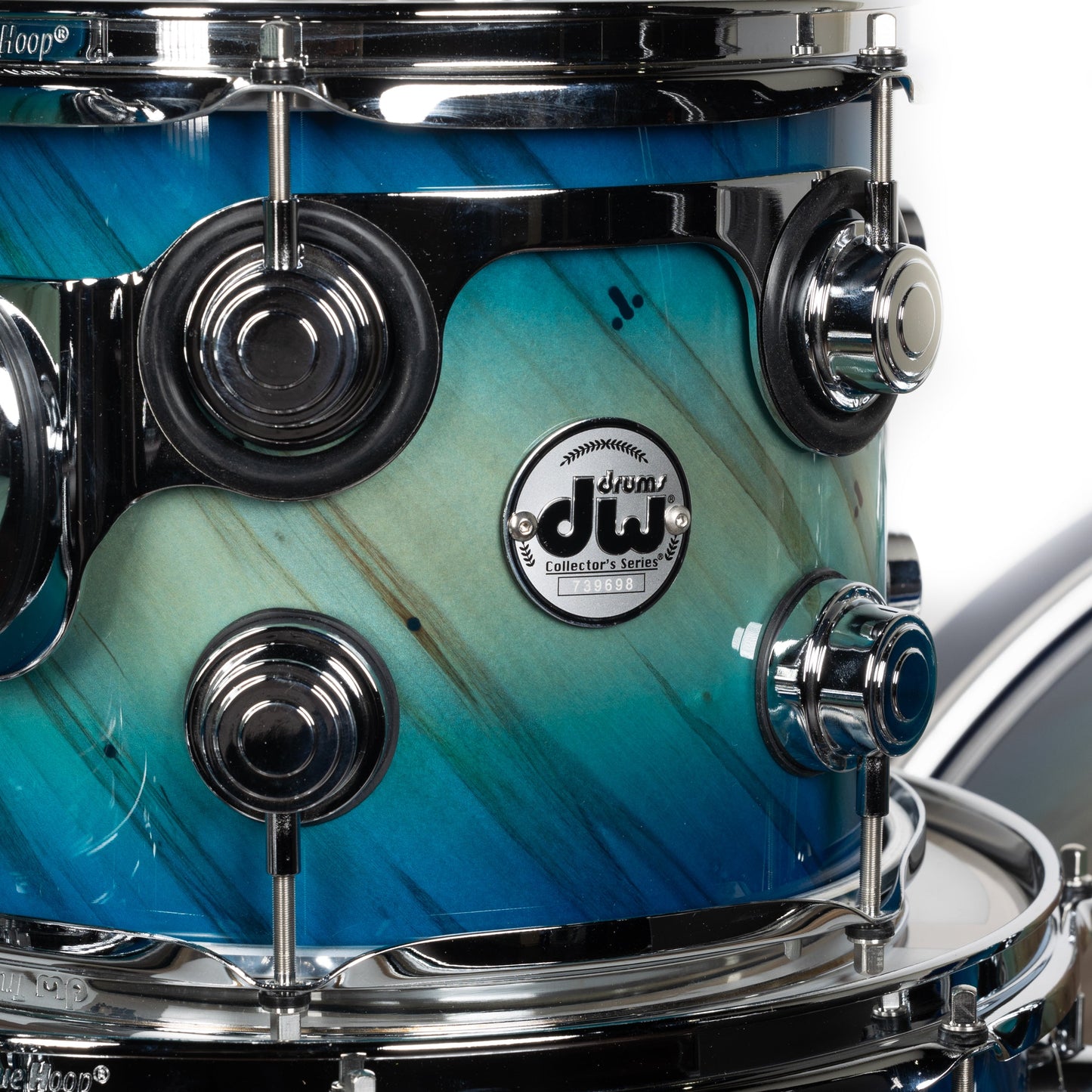 Drum Workshop Collectors Series 5-Piece Shell Kit - Carl Allen Burst/Twisted Mineral Maple