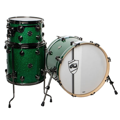 Drum Workshop Classic Series 5x14 Snare Drum - Green Glass