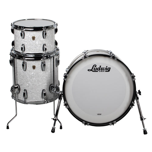 Ludwig Legacy Mahogany Fab Sized 3-Piece Shell Kit - Vintage Marine