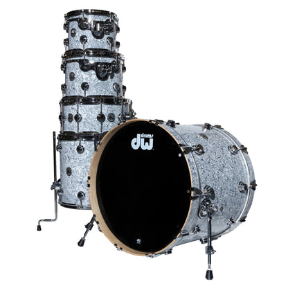 Drum Workshop Collectors Series 5-Piece Shell Kit - Ivory Chaos