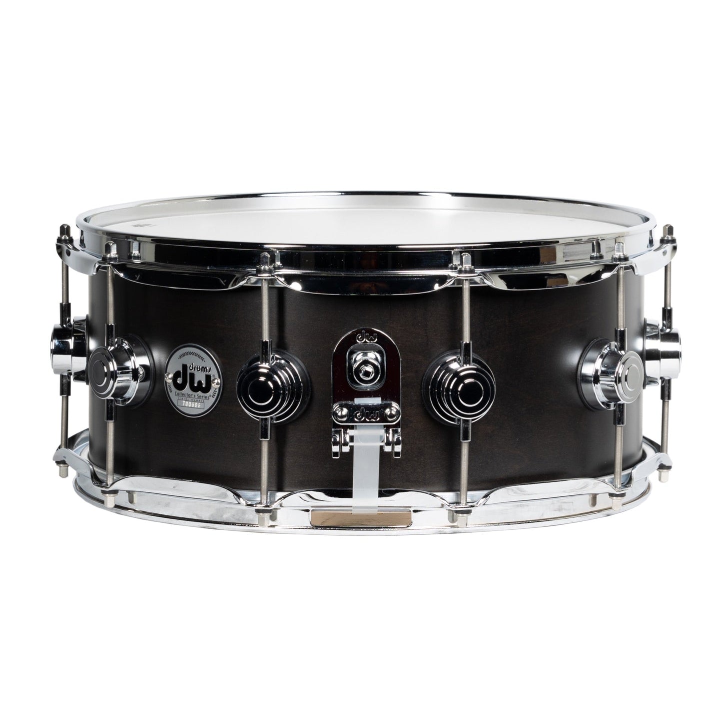 Drum Workshop Collectors Series 6x14 Ebony Satin Classic Snare Drum