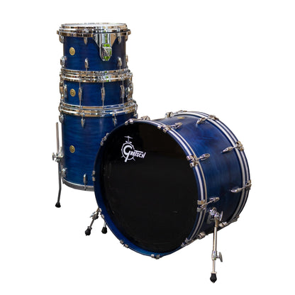 Gretsch USA Custom 4-Piece Shell Kit - Satin Azure Blue