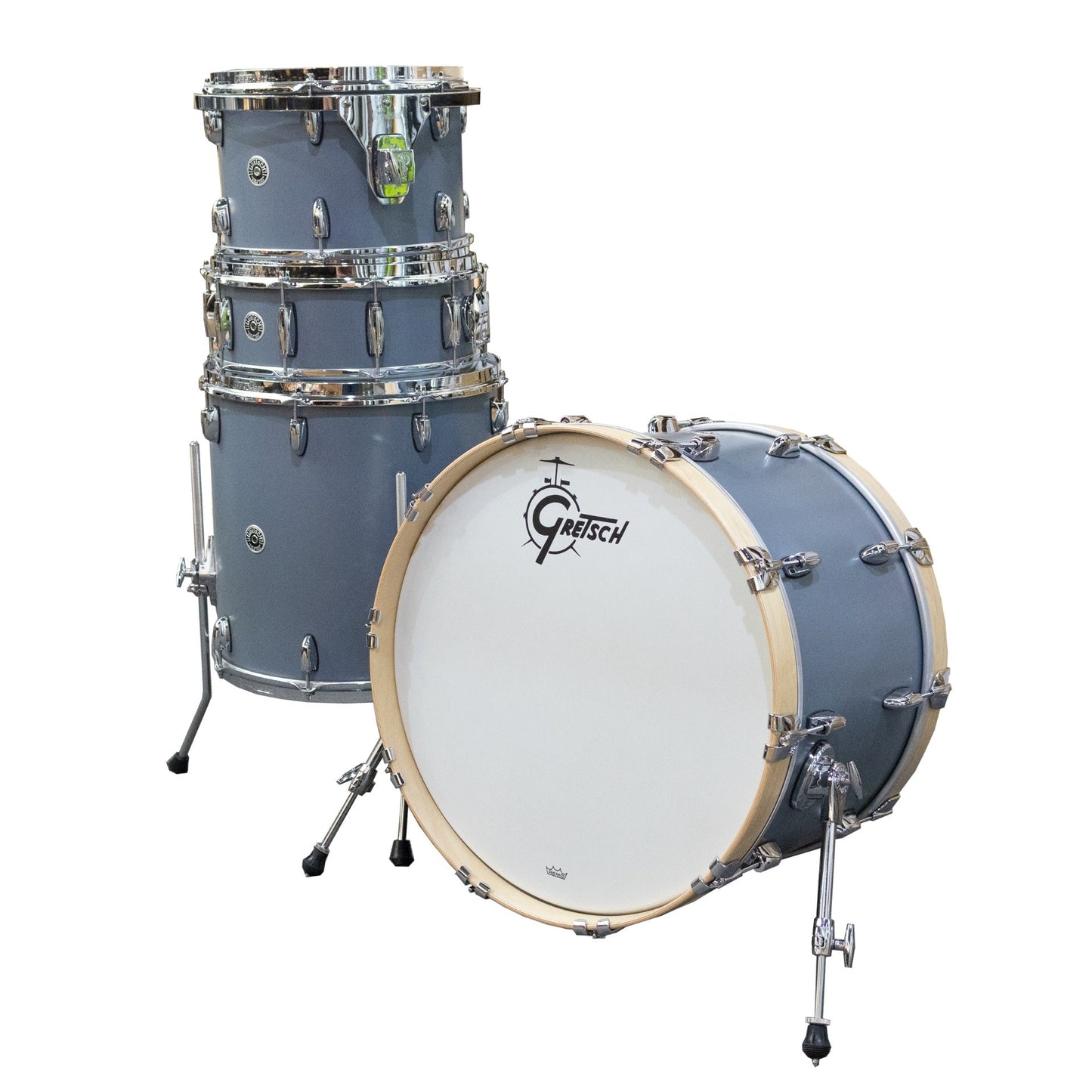 Gretsch Brooklyn Series 4-Piece Drum Kit - Satin Gray