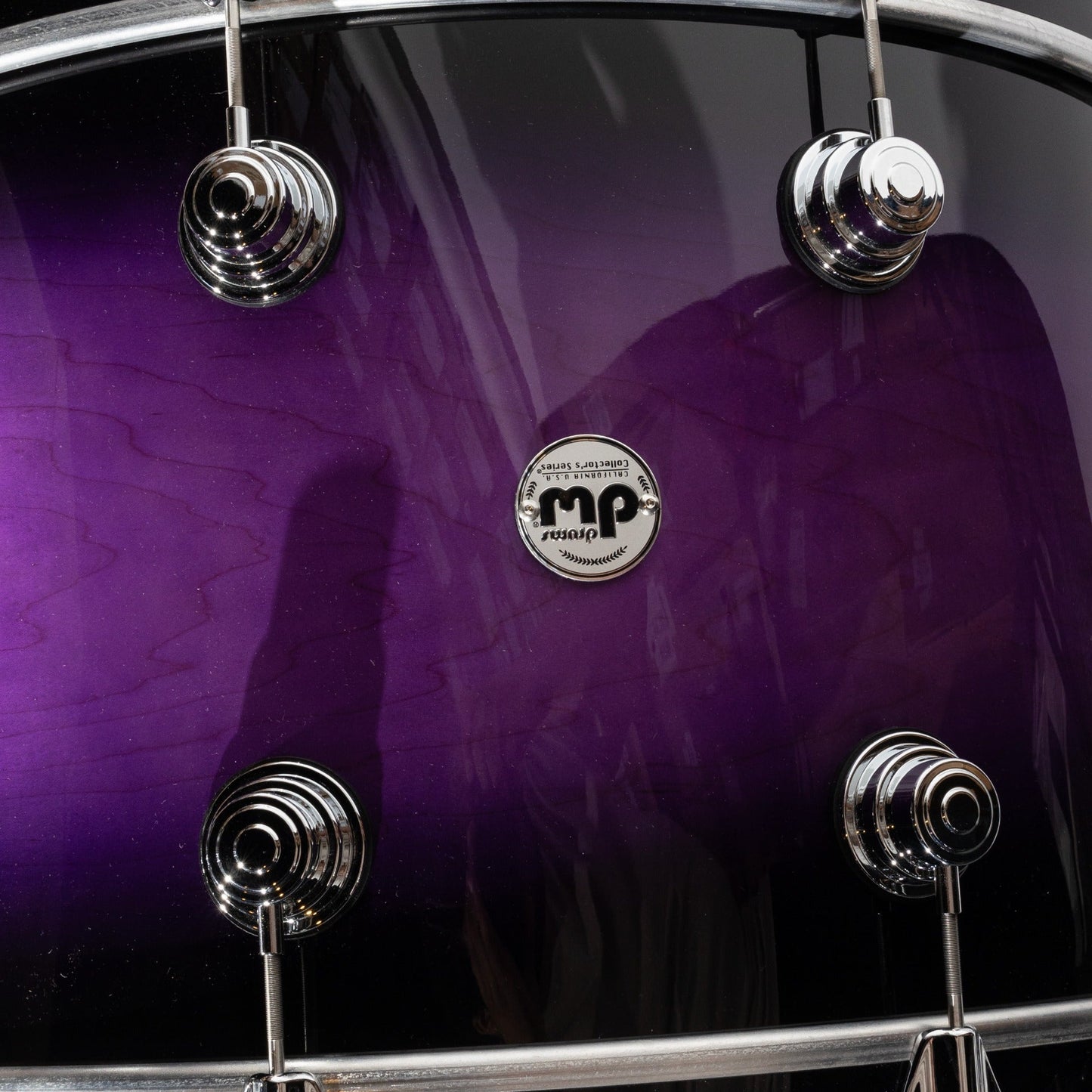 Drum Workshop Collectors Series 4-Piece Shell Kit - Ultra Violet Duco to Black