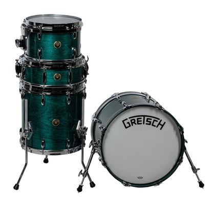 Gretsch Broadkaster 4-Piece Shell Kit - Caribbean Blue Gloss