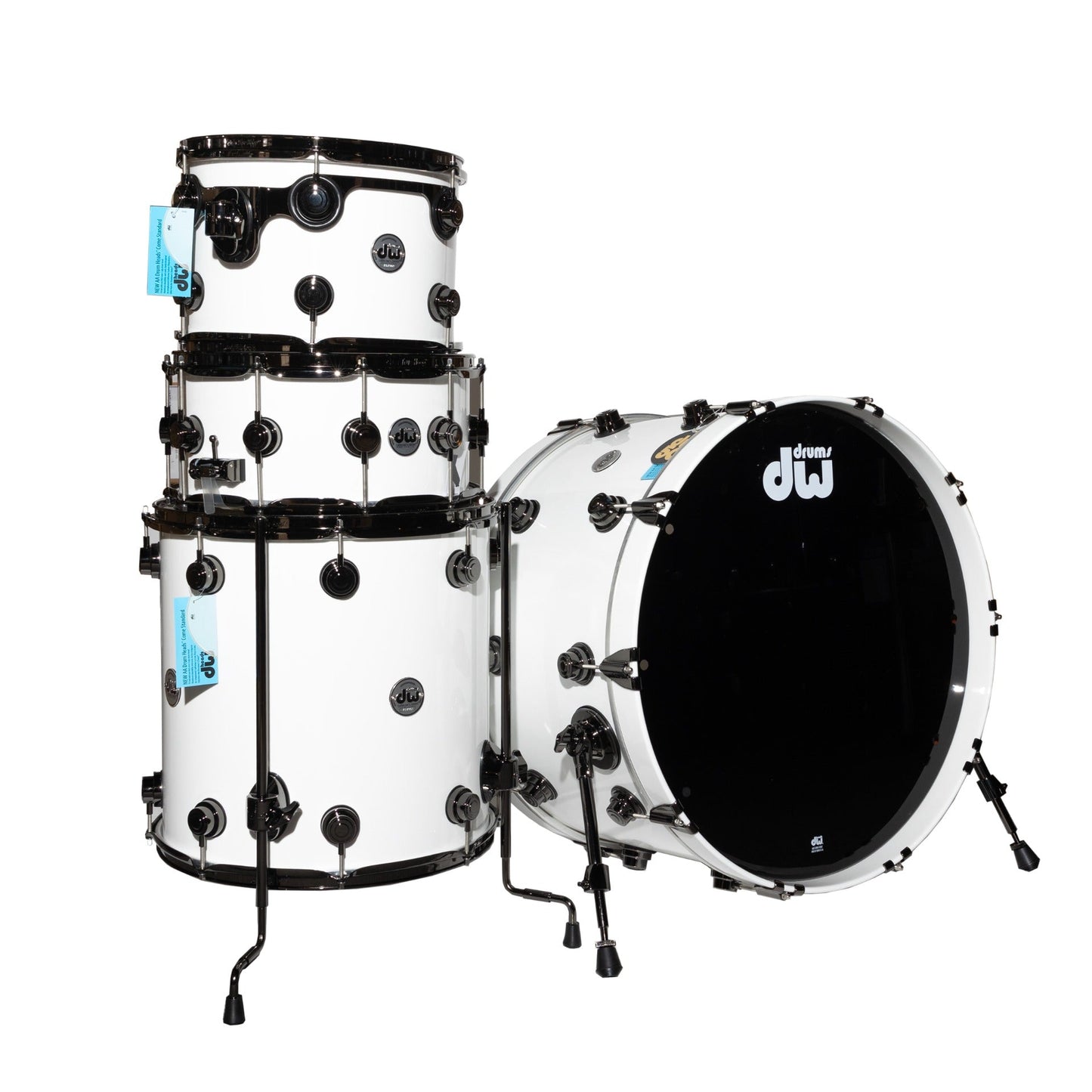 Drum Workshop Collectors Series 4-Piece Shell Kit - Gloss White