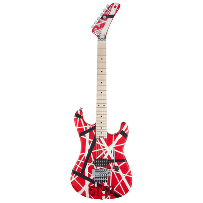 EVH Striped Series 5150® Electric Guitar - Red, Black and White Stripes