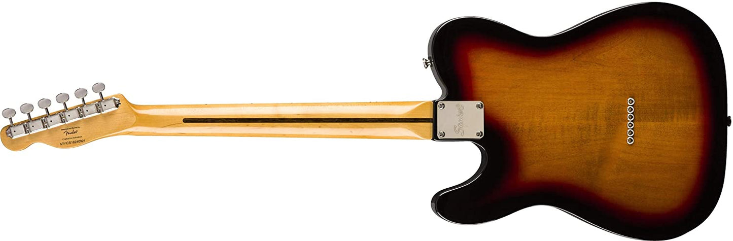 Squier by Fender Classic Vibe 70's Telecaster Thinline - Maple - 3-Tone Sunburst