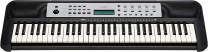 Yamaha YPT270 61-Key Portable Keyboard With Power Adapter - Black