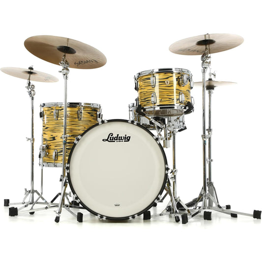 Ludwig Classic Maple 3-Piece Jazzette Shell Pack - Lemon Oyster