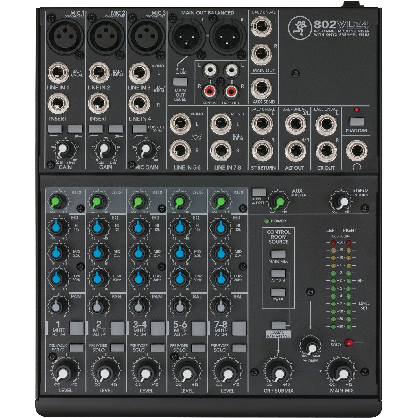 Mackie 802VLZ4 8-Channel Ultra Compact Mixer