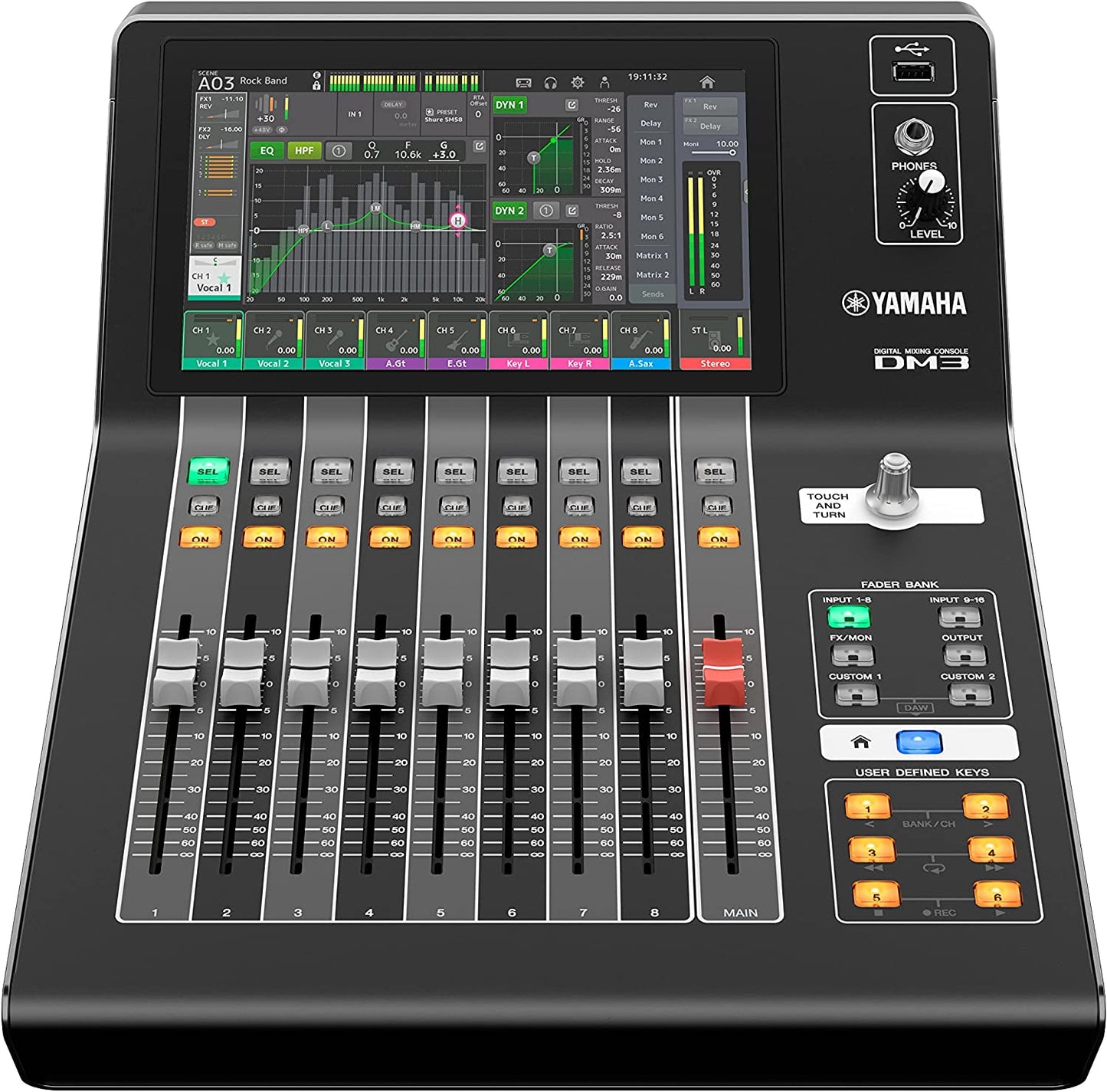 Yamaha DM3-D 22-channel Digital Mixer with Dante