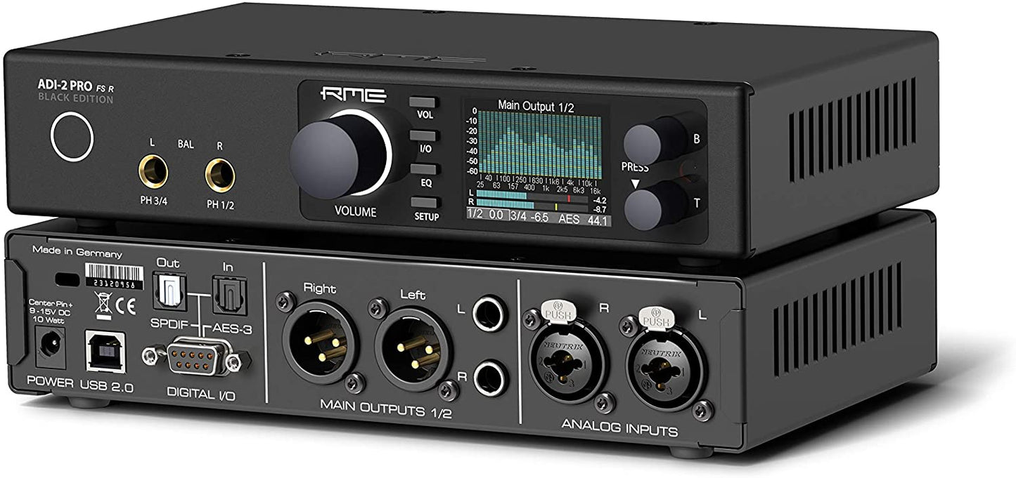RME ADI-2 Pro FS R AD/DA Converter - Black Edition