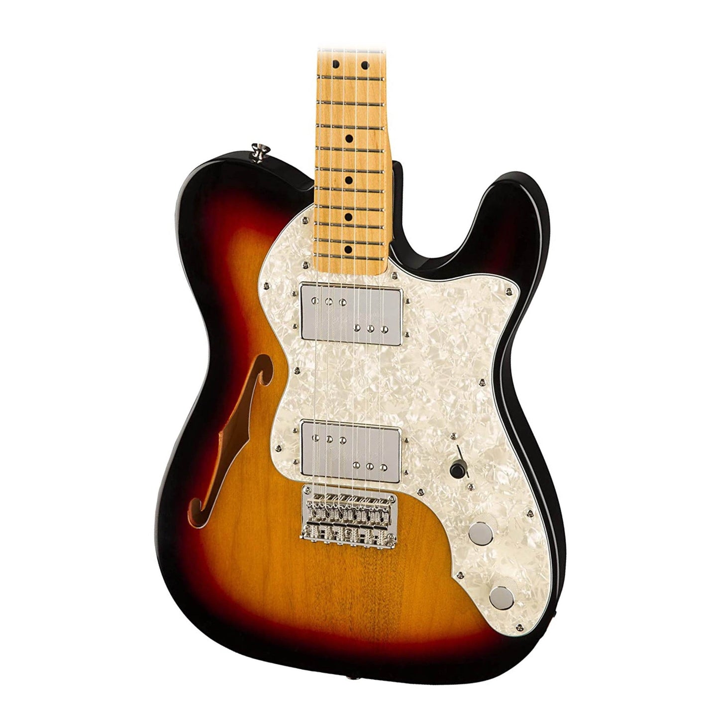 Squier by Fender Classic Vibe 70's Telecaster Thinline - Maple - 3-Tone Sunburst