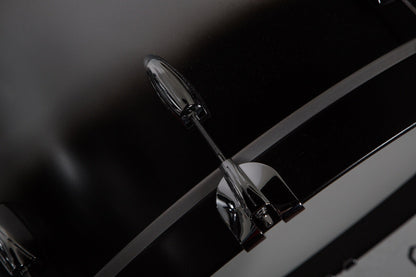 Gretsch Broadkaster 5pc Kit - Satin Silver to Black Duco -Finish Checking-