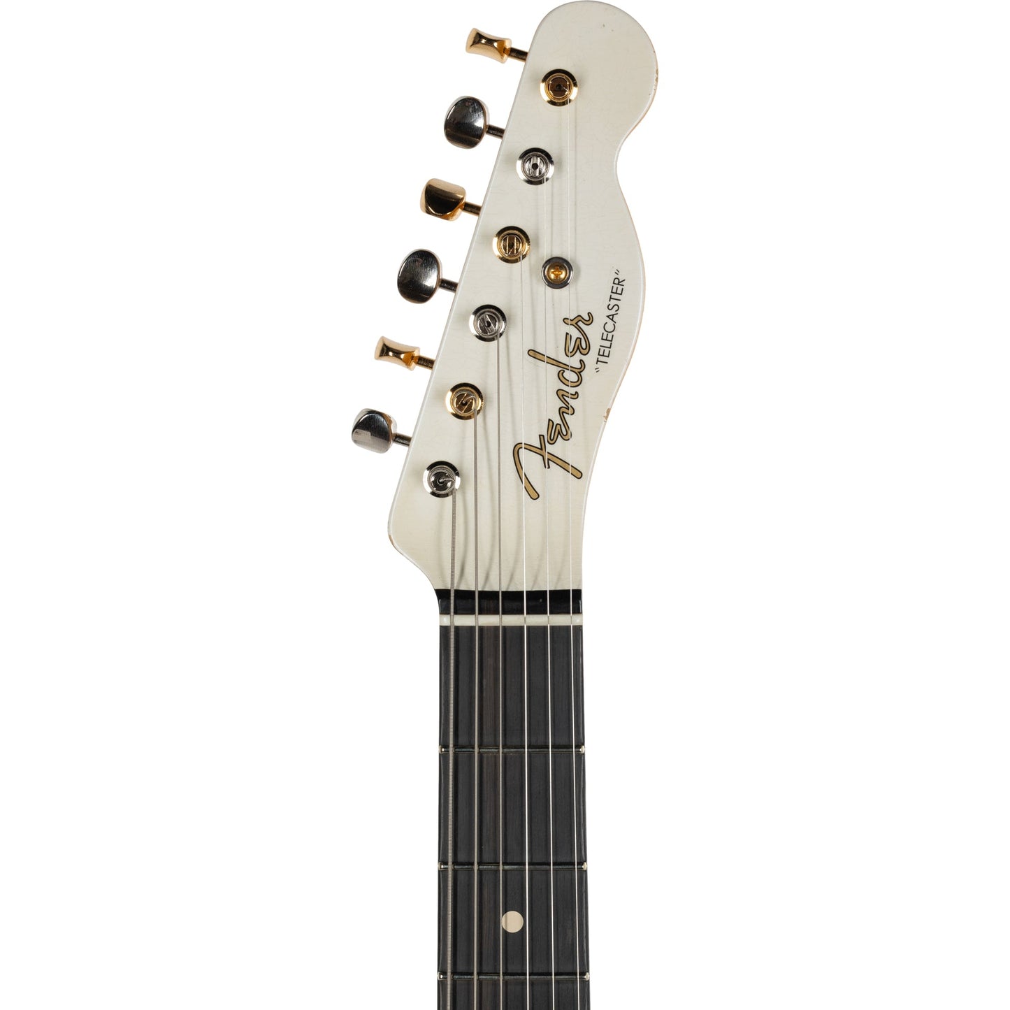 Fender Custom Shop 50’s Master-built Penguin Style Telecaster Custom Journeyman Relic - Pearl White