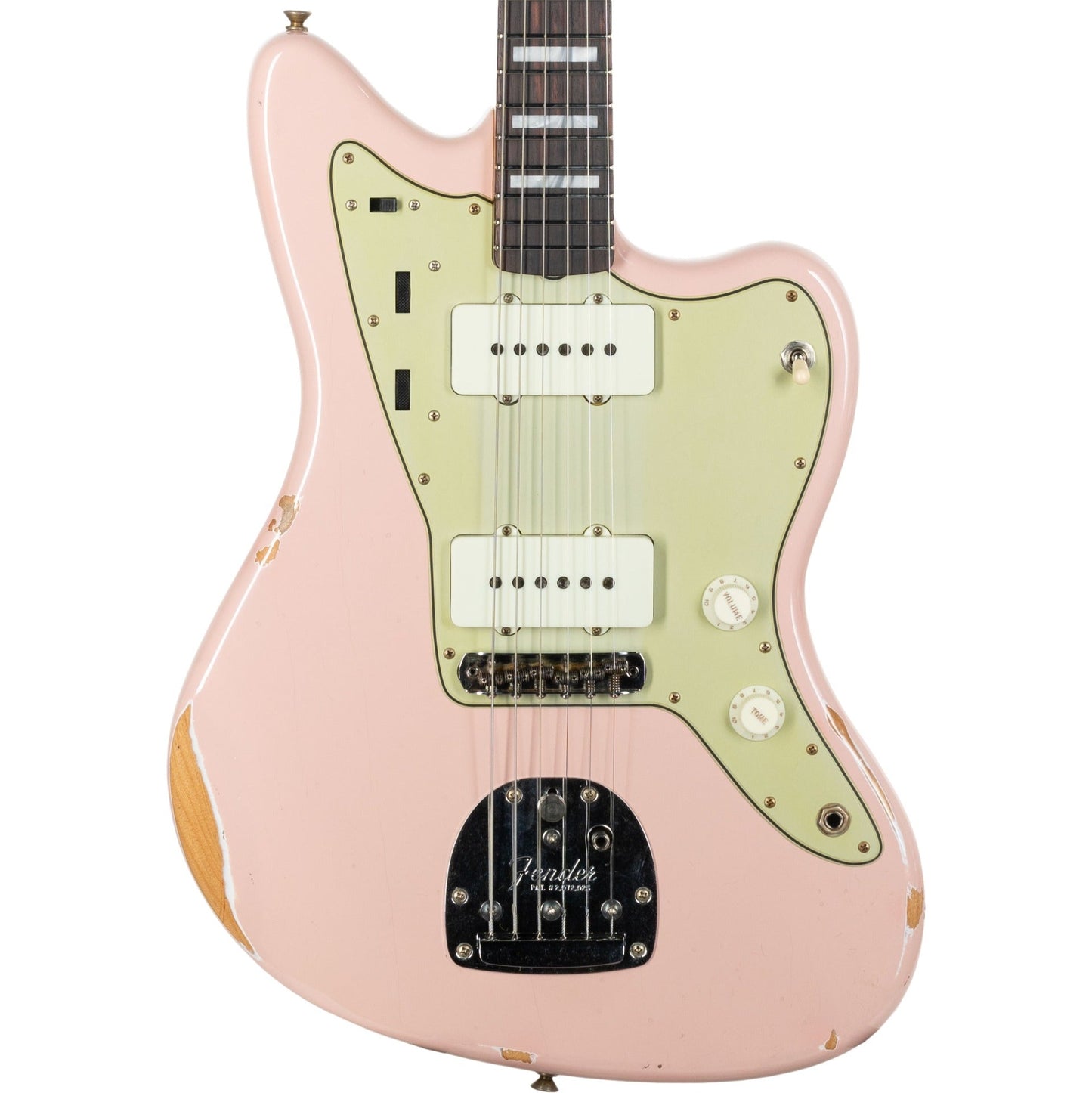 Fender Custom Shop 62 Jazzmaster Relic PHC Electric Guitar - Shell Pink