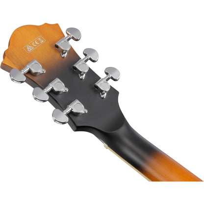 Ibanez AF55 Artcore Left Handed Hollow Body Electric Guitar - Tobacco Flat