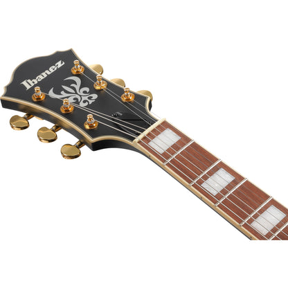 Ibanez AF75GBKF Artcore Hollow Body Electric Guitar, Black Flat