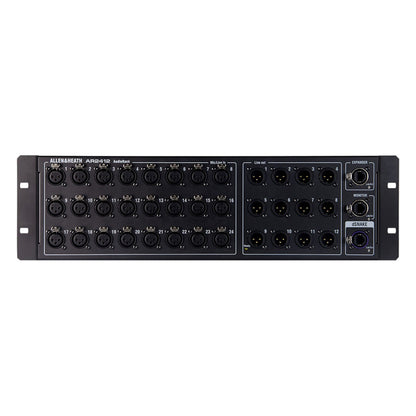 Allen & Heath AR2412 Remote Audio Rack For GLD Digital Mixing System, Black