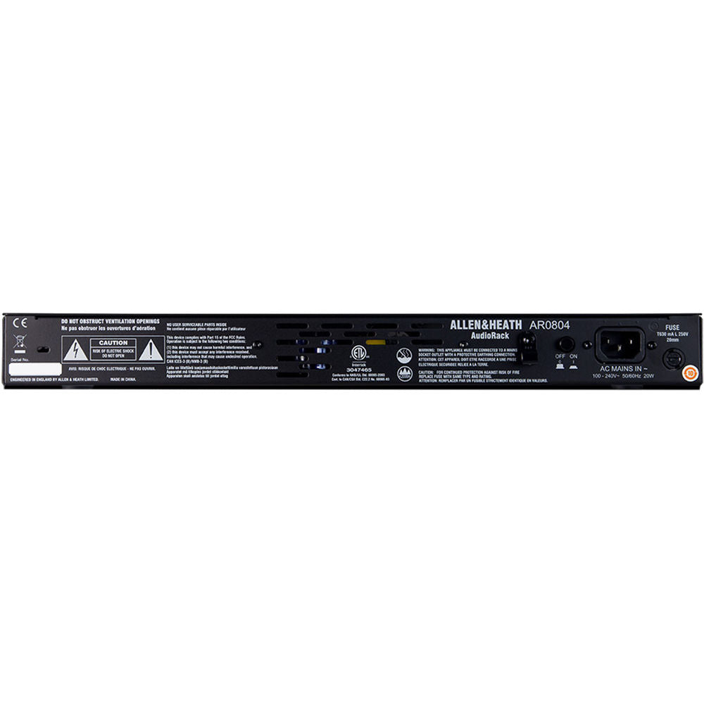 Allen & Heath AR84 - 8x4 Expansion Rack for GLD & Qu Mixers (Black)