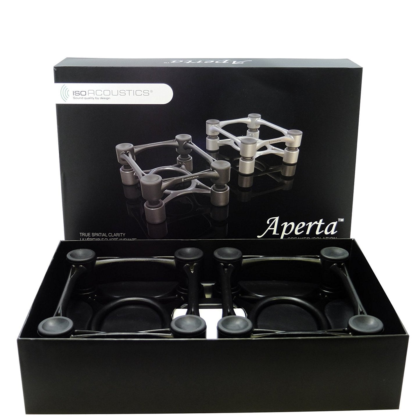 IsoAcoustics Aperta Isolation Stands - Black
