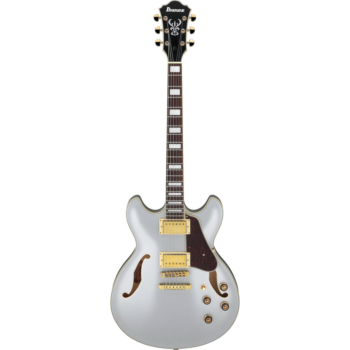 Ibanez AS73G Artcore Semi Hollow Electric Guitar - Moonstone Silver Flat