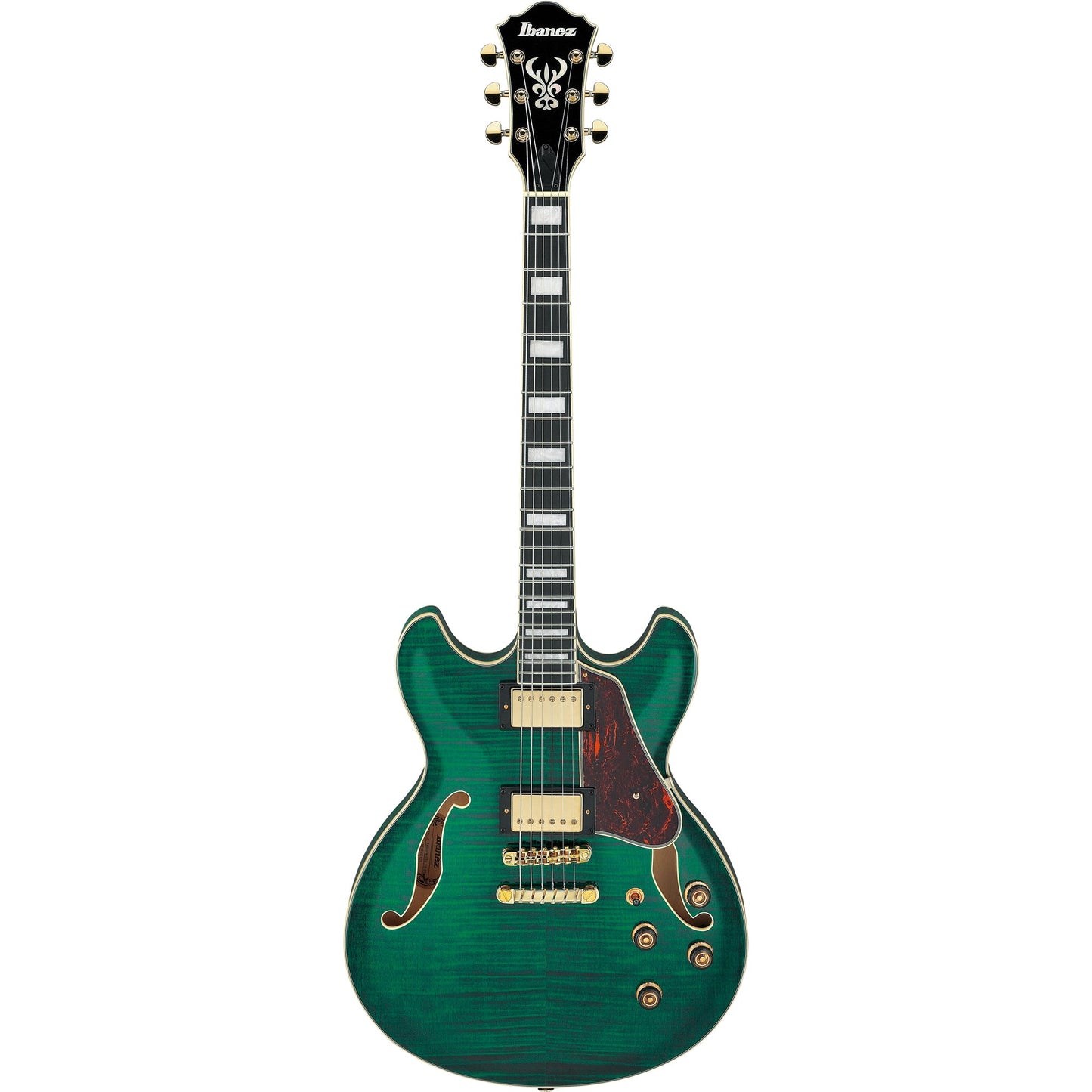 Ibanez AS93FM Artcore Expressionist Electric Guitar - Transparent Moss Green