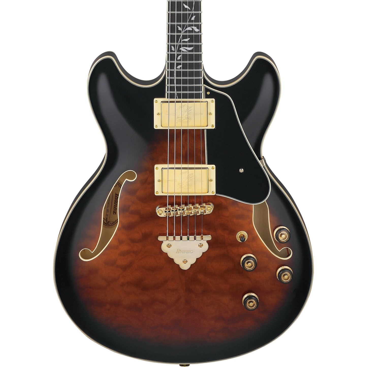 Ibanez AS Artcore Expressionist Semi-Hollow Electric Guitar - Dark Brown Sunburst