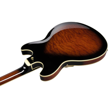 Ibanez AS Artcore Expressionist Semi-Hollow Electric Guitar - Dark Brown Sunburst