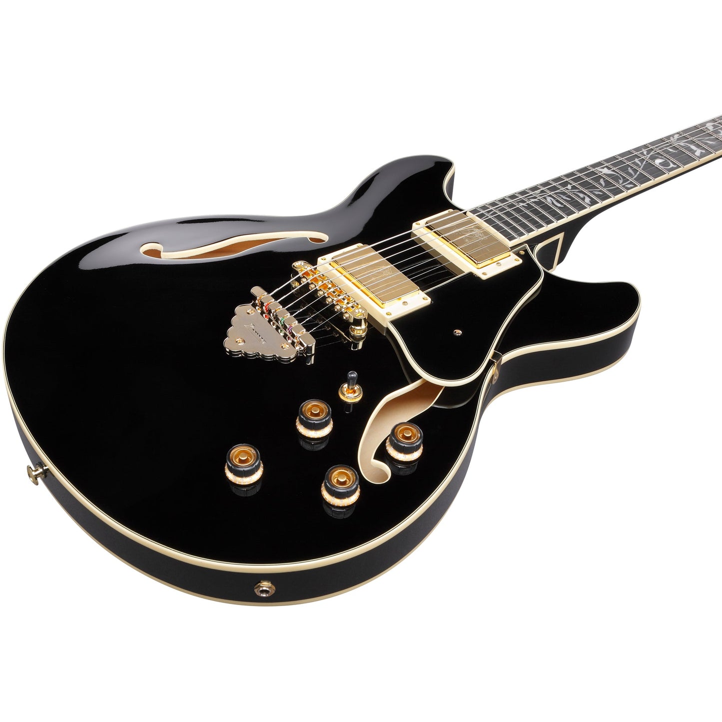 Ibanez AS93SP AS Artcore Expressionist Semi-Hollow Electric Guitar - Black