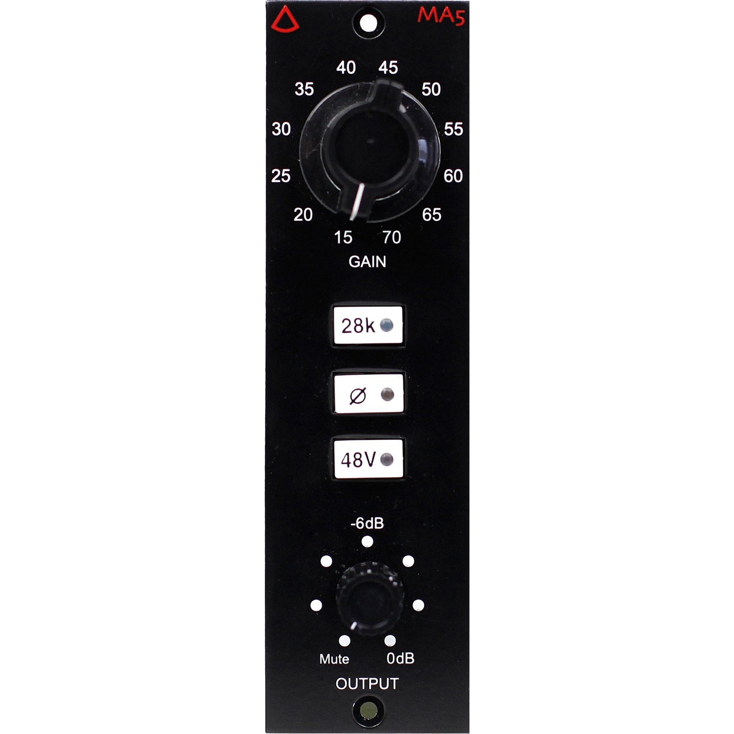 Avedis MA5 500 Series Mic Pre - Red Knobs