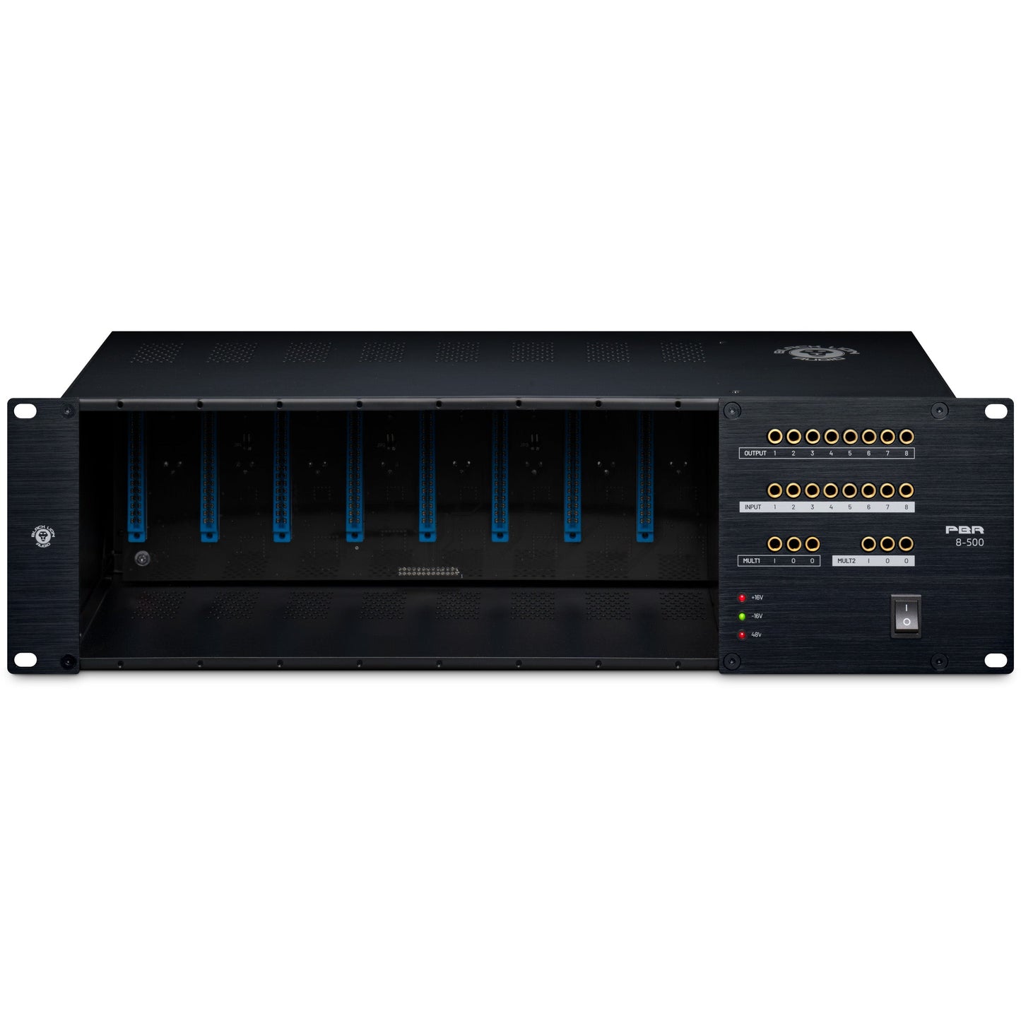 Black Lion Audio PBR 8-500 - 500-Series 8-Slot Rack/PSU with Built-in Patchbay