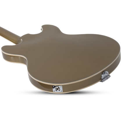 Schecter Corsair Semi Hollow Electric Guitar - Goldtop