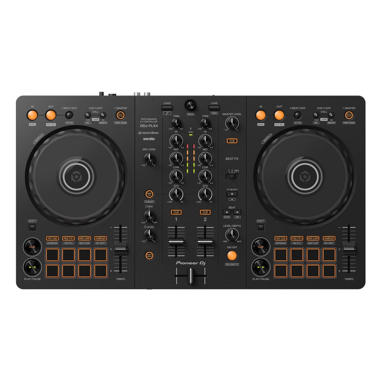 Pioneer DDJ-FLX4 2-Channel DJ Controller for Rekordbox & Serato DJ Lite
