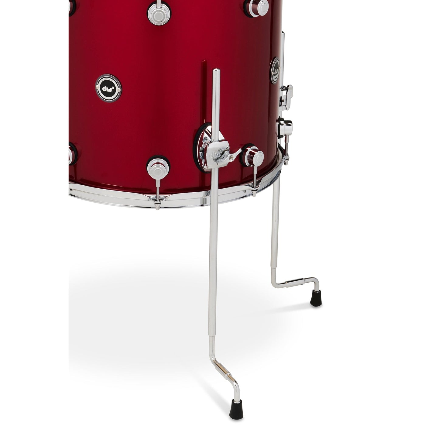 Drum Workshop DWe 4-Piece Drum Kit Bundle - Black Cherry Metallic Lacquer