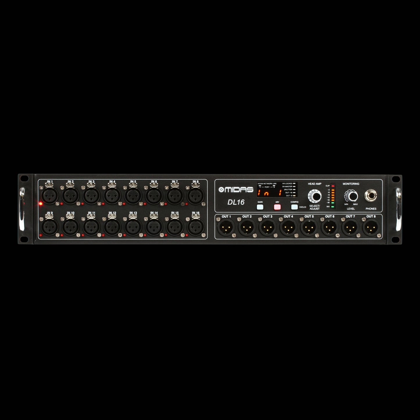 Midas Venice DL16 16-Input, 8-Output Stage Box