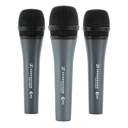 Sennheiser e835 Microphone, Pack of 3