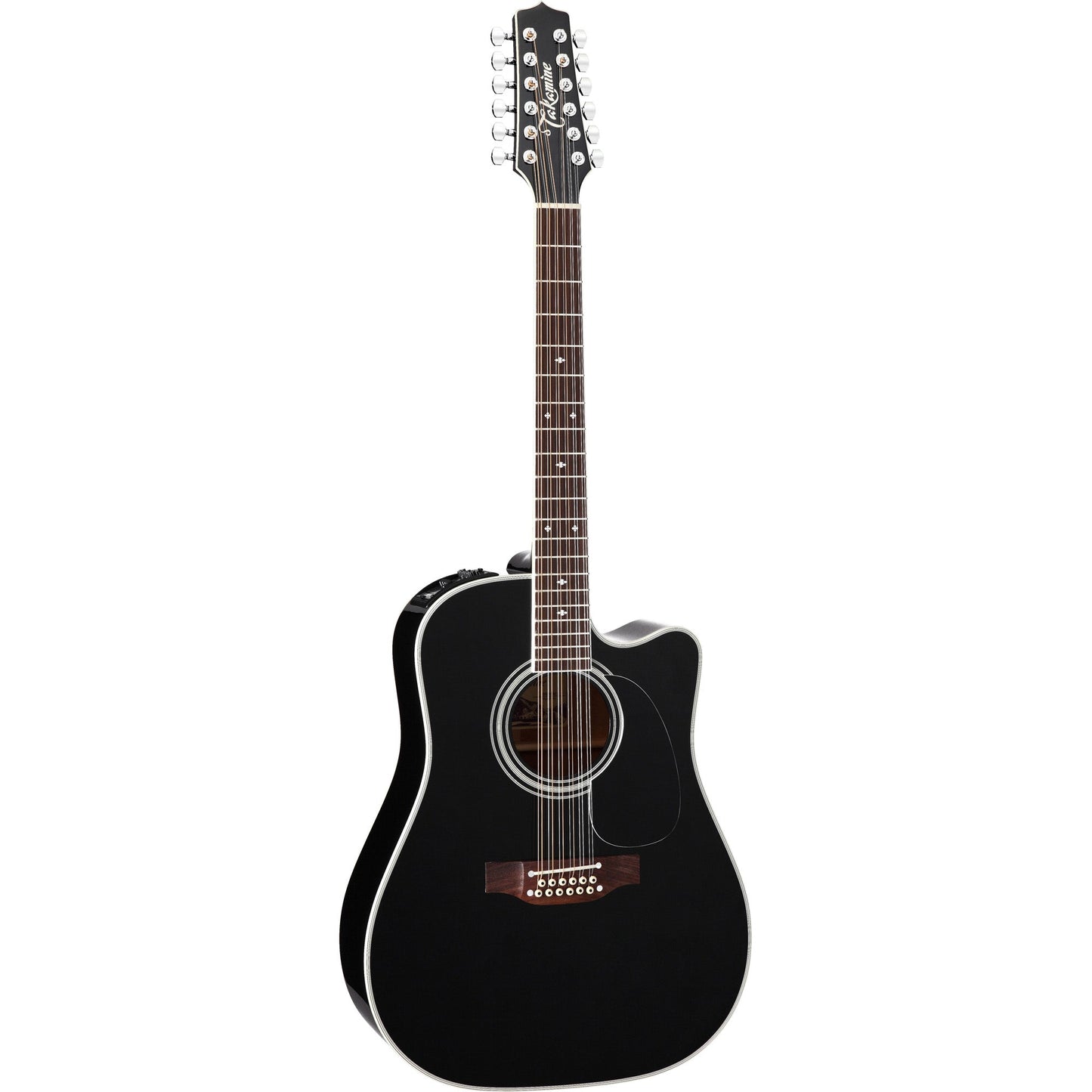 Takamine Legacy Series EF381SC 12-String Acoustic Electric Guitar - Black