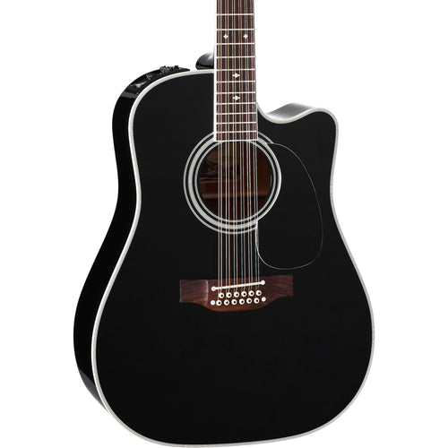 Takamine Legacy Series EF381SC 12-String Acoustic Electric Guitar - Black