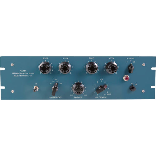 Pultec EQP-1S Tube Program Equalizer, Blue Faceplate