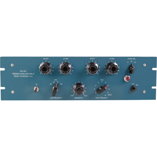 Pultec EQP-1S Tube Program Equalizer, Blue Faceplate