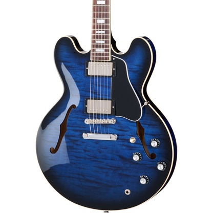 Gibson ES-335 Figured Semi-Hollow Electric Guitar - Deep Ocean Burst