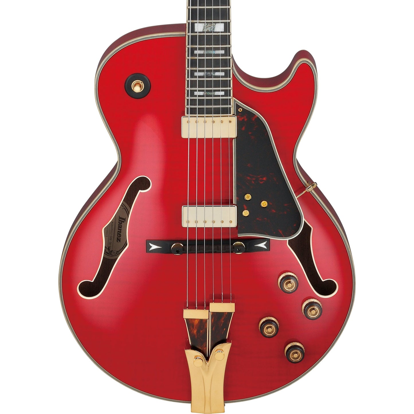 Ibanez GB10SEFMSRR George Benson Semi-Hollow Electric Guitar, Sapphire Red