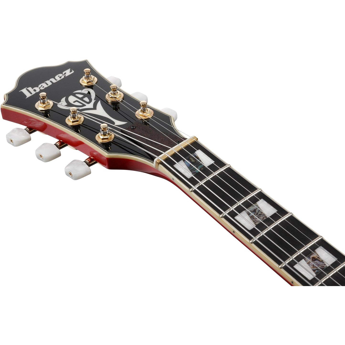 Ibanez GB10SEFMSRR George Benson Semi-Hollow Electric Guitar, Sapphire Red