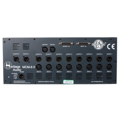 Heritage Audio MCM-8 MK2 8 Slot Rack with Mixer Enclosure for 500-Series Modules